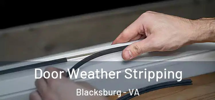 Door Weather Stripping Blacksburg - VA